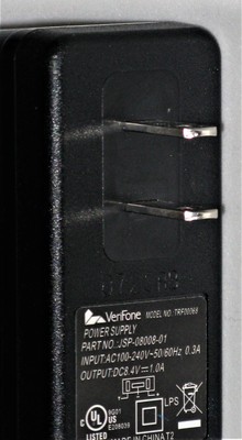 GENUINE VERIFONE POWER SUPPLY CHARGER AC ADAPTER MODEL TRF00068 JSP-08008-01