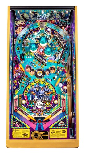 Stern The Beatles Beatlemania Pinball Machine - Gold Edition