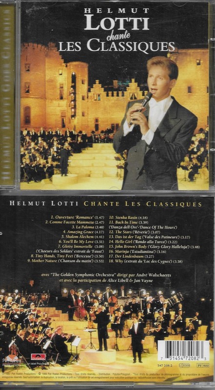 Cd - Helmut Lotti Chante Les Classiques / Comme Neuf - Like New