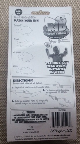 Kid Casters Practice Cast Plugs Yellow Pack