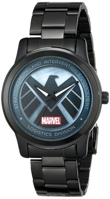 UPC 843231079380 product image for Marvel Men's Agents Of Shield Watch, Men's Analog Quartz Watch, Black | upcitemdb.com