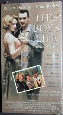 THIS BOY'S LIFE (vhs) Robert De Niro, Leonardo DiCaprio. NEW. Sealed. Rare Drama