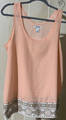 Old Navy woman s Large pink sleeveless shirt