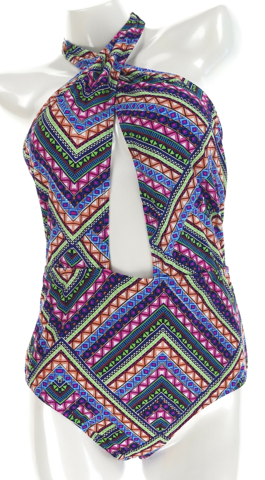 Marilyn Monroe 145711 Womens Multicolor One-Piece Swimsuit Size Large