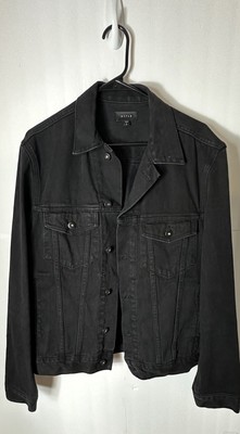 DSTLD Denim Jacket Size L. Denim Blue Color Black