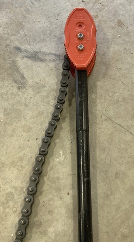 m RIDGID 92685 3237 Double-End Chain Tongs, 2-inch to 12-inch