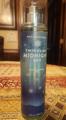 Bath and Body Works TWINKLING MIDNIGHT SKY Fine Fragrance Mist 8 Oz NEW