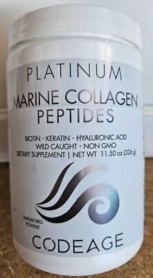 CODEAGE PLATINUM MARINE COLLAGEN PEPTIDES POWDER SUPPLEMENT 30 SERVINGS 