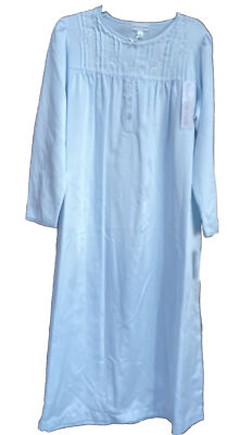 Miss Elaine Softknit or Cotton Long Sleeve 3/4 Length Nightgowns; 9 STYLES S-XL