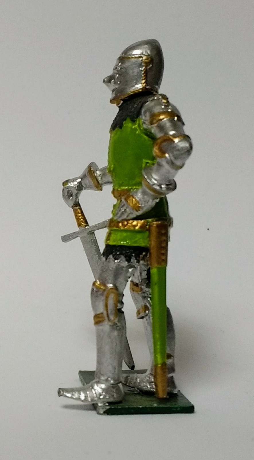 British Middle Ages Knight Tin Soldier 54mm
