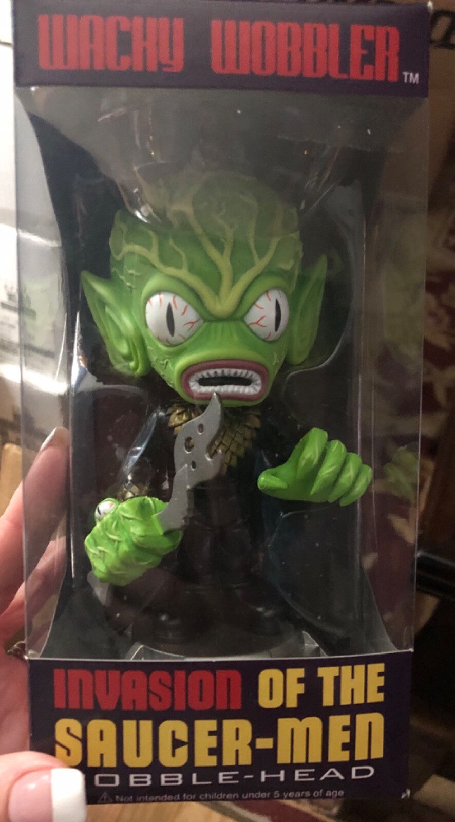 Wacky Wobbler フィギュア MINT Invasion Of The Saucer Men Bobble Head Funko Wacky
