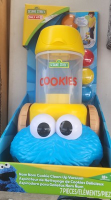 Sesame Street COOKIE MONSTER Clean-up Vaccume! Super Cute BRAND New!