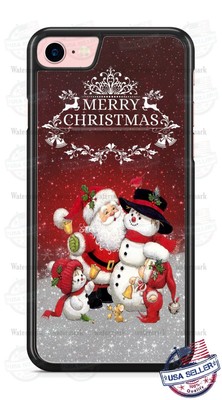 Santa Claus Merry Christmas Phone Case Cover For iPhone 12 Samsung S20 FE Google