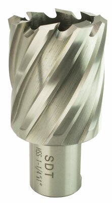 Steel Dragon Tools  1-1/4'' x 1'' HSS Annular Cutter with 3/4'' Weldon Shank