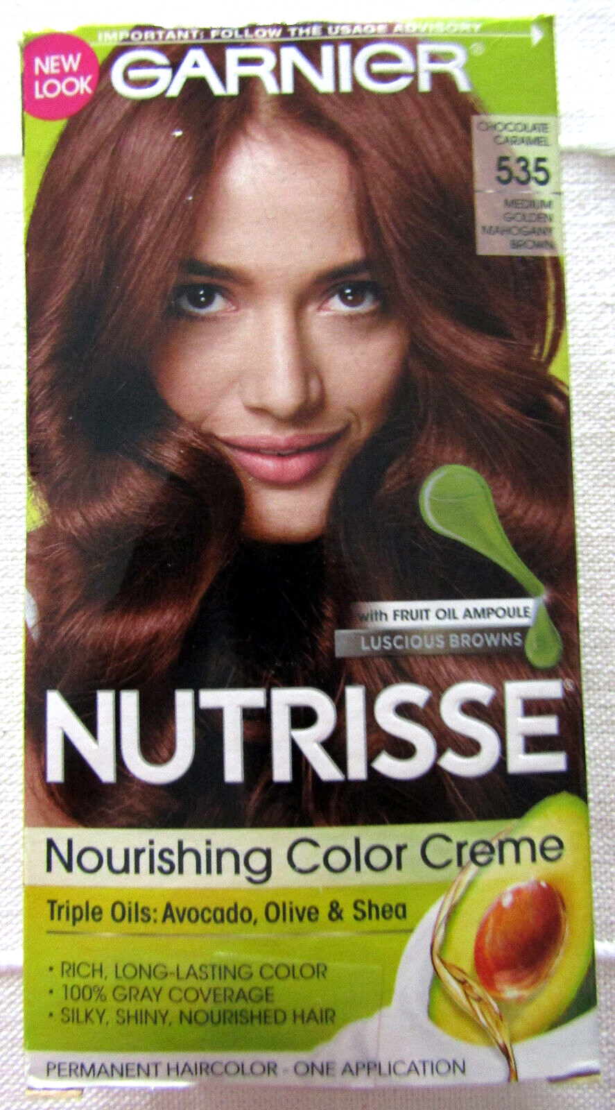 Creme 535 Medium Golden Mahogany Brown