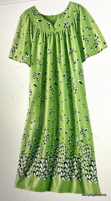 Anthony Richards Sweetheart Neck Lounger Dress 2X or 3X Choose Pattern (059748)