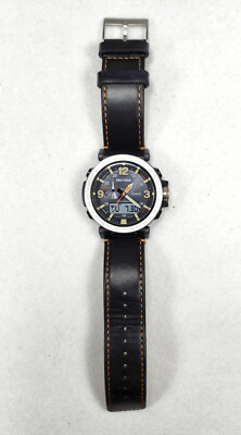 Casio PRO TREK PRG-600-1 Tough Solar 52mm Case w/Barton Leather Strap