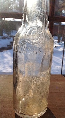 Vtg Beer Bottle Gunthers Brewery Baltimore MD Clear Glass Old 1930 Swindell Rare