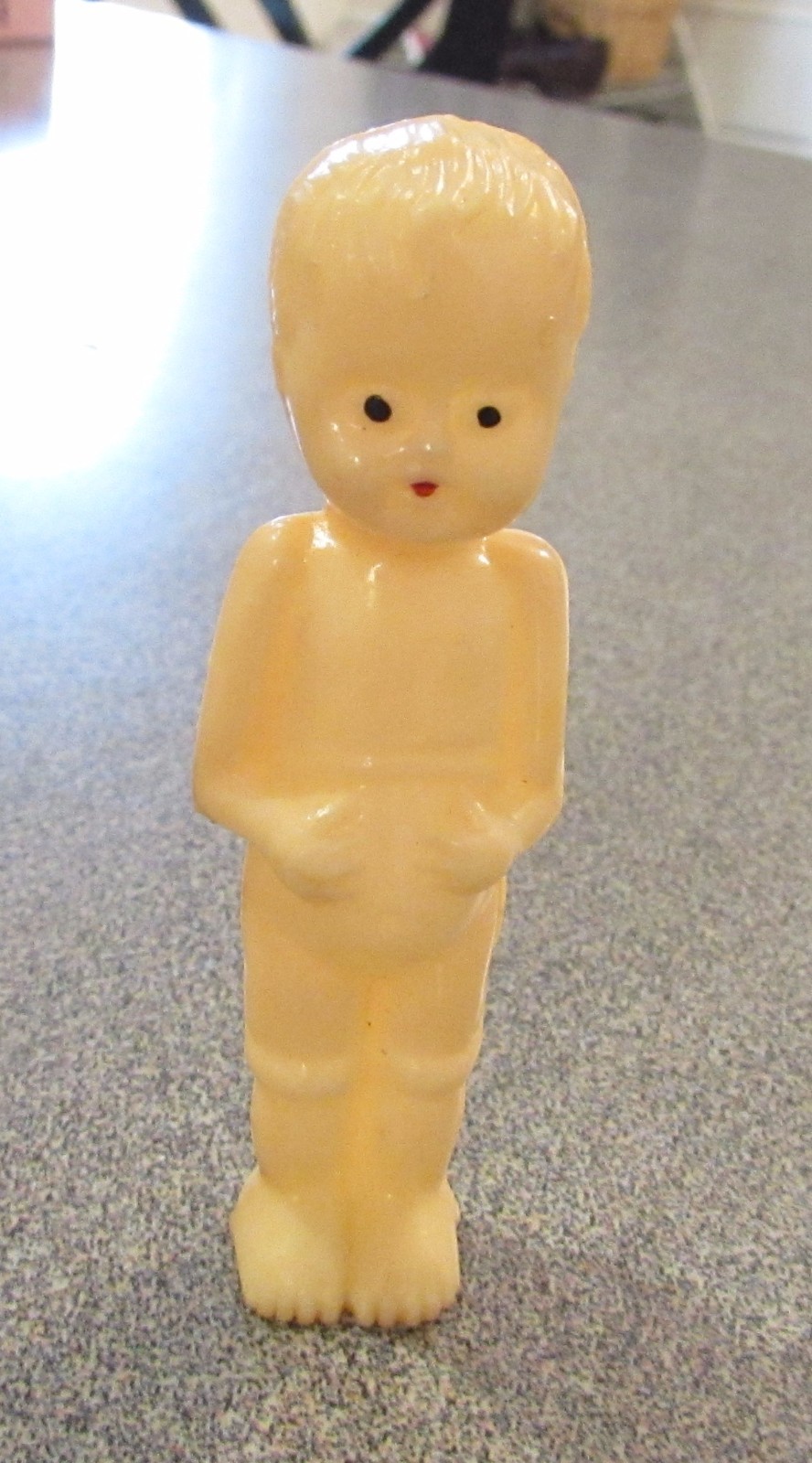 Vintage Three-inch Hard Plastic Unmarked Baby Doll