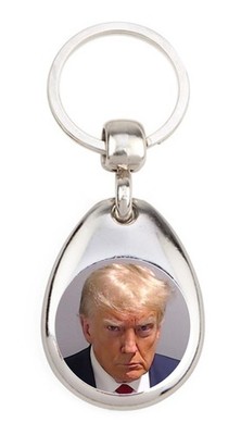 Donald Trump Mugshot - Porte clé en métal