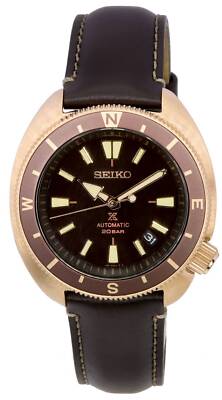 Pre-owned Seiko Prospex Tortoise Land Edition Automatic Divers 200m Mens Watch Srpg18k1