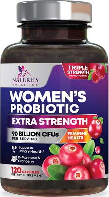 Formulated Probiotics for Women with Prebiotics - Womens Probiotic for Support