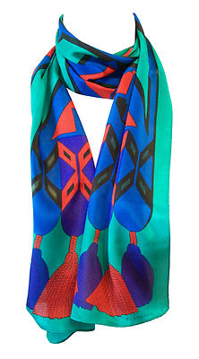アクセサリー everyone classic silk scarf ELAINE GOLD - Vintage Printed Scarf - 50