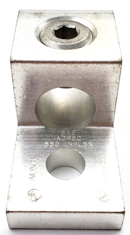 Blackburn Adr80 Dual Rated Aluminum Mechanical One Hole Lug #800 Mcm-#300 Mcm