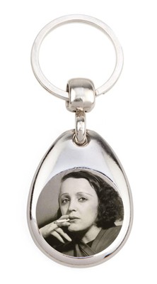 Edith Piaf 2 Porte clé en métal
