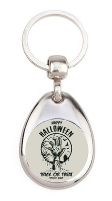 Happy Halloween Trick or Treat Spooky Night - Porte clé en métal