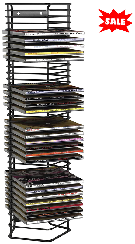 Steel Cd Holder Music Game Storage Display Rack