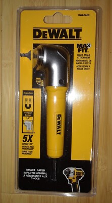 New NIP DeWalt MAXFIT Right Angle (Magnetic) Attachment Compact Design # DWARA60