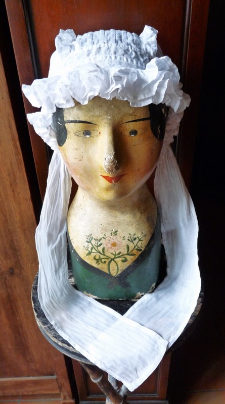 Coiffe/Bonnet Ancien Ã  Volants Plis Religieuse Poitou Charente/Maritime VendÃ©E