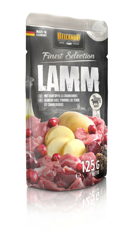 Belcando Frischebeutel 125g (Eur 11,12 / Kg ) Lamm Mit Kartoffeln & Cranberries