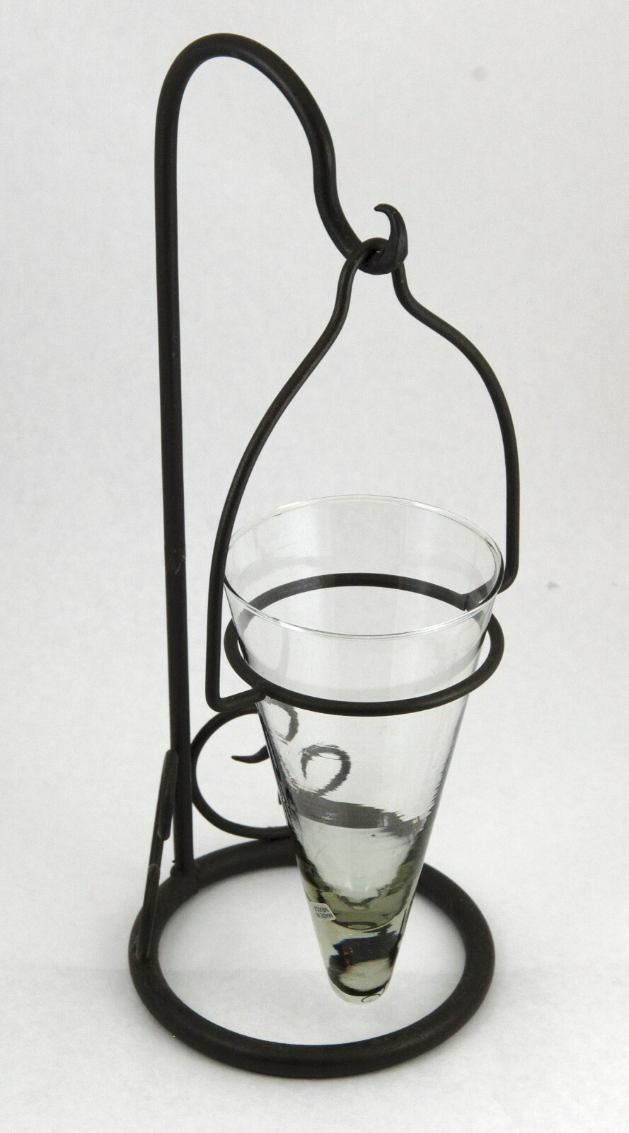Partylite Wrought Iron & Glass Candle Holder Vase