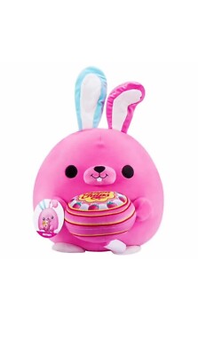 New! Zuru Snackle Britney Chupa Chups Bunny 14  JUMBO Plush  Snackles