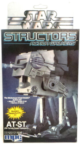 1983 Vintage MPC Star Wars AT-ST Scout Walker Model Kit 1983 Vintage MPC Star Wars AT-ST Scout Walker Model Kit