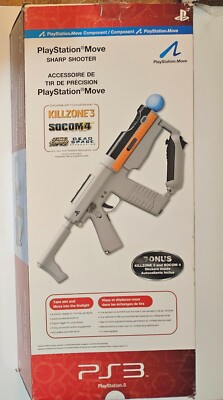 Sony Playstation 3 Move Sharp Shooter Light Gun Socom Killzone PS3 - Open Box