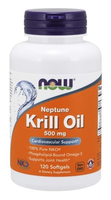 Now Foods Neptune Масло криля 500 мг 120 мягких капсул