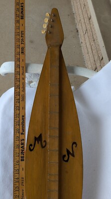 Vintage Handmade 4 String Mountain Dulcimer Healing Lap Music FOLK ART