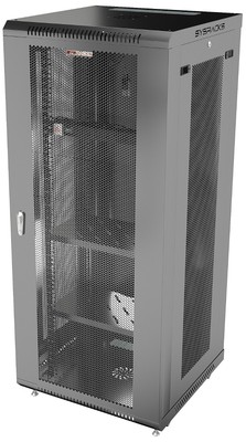 27U 24'' Server Rack IT Box Cabinet VENTED Door Enclosure PDU (24''w x24''d x51''h)