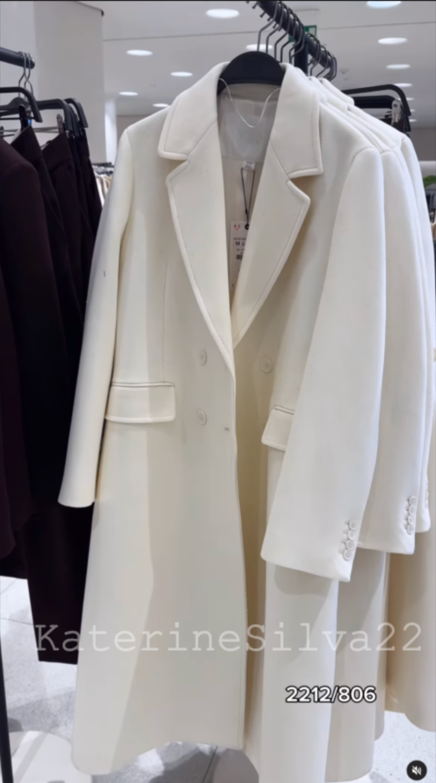 SUMARI　WoolGabardine Car Coatサイズ2 シュマリ ZARA WOMEN NEW WOOL BLEND OVERSIZED COAT GRAY SIZE XS 8822