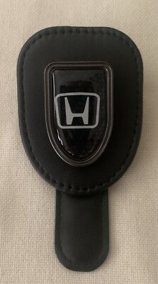 Sunglasses Holder For Car Sun Visor Clip Leather Accessory Glasses For Honda