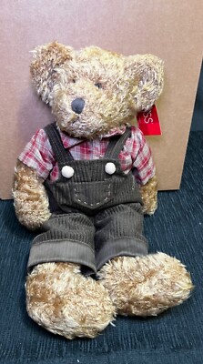 Vintage Russ Boy 14  Dressed Bear Plush Toy Fitzsimmons FSC-F720031 Brand New