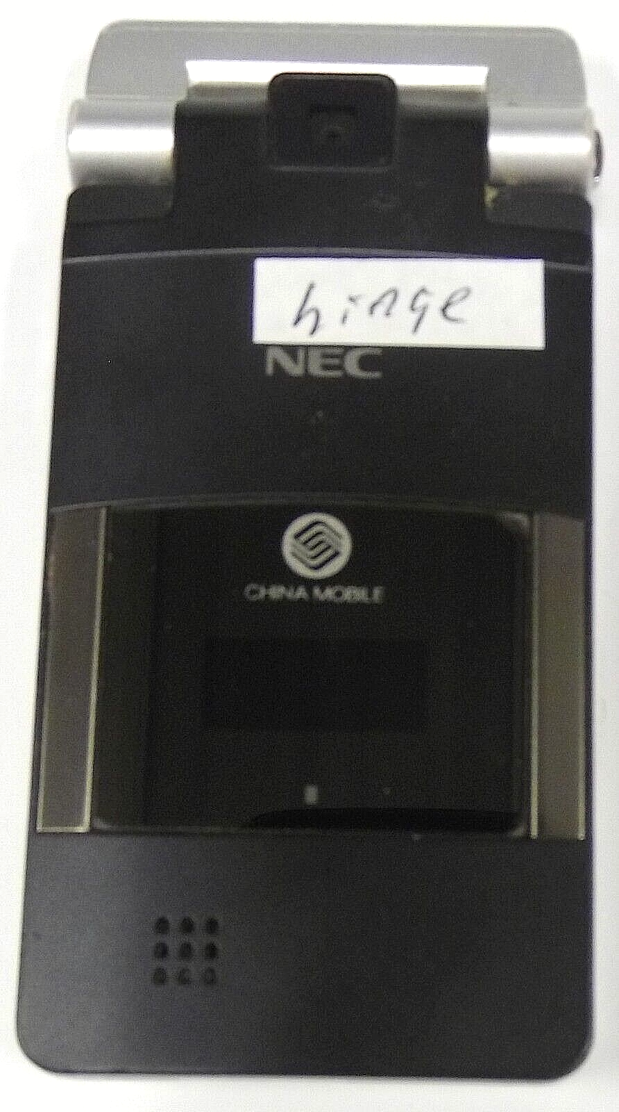 NEC NQ - Gray and Silver ( China Mobile ) Rare Flip Phone