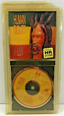 HUMAN RIGHTS - I LUV - 1991 CD - ORIGINAL LONG CASE - RECORDED IN ATLANTA GA.