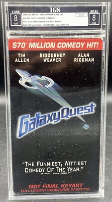 IGS 2000 8-8 GALAXY QUEST PROMO SCREENER VHS GRADED MOVIE CGC VGA