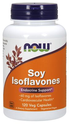 Now Foods Соевые изофлавоны 120 растительных капсул