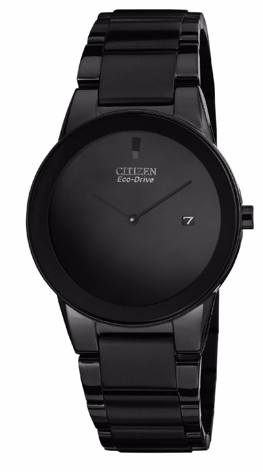 Reloj de Pulsera Plata Negro Citizen Bandas