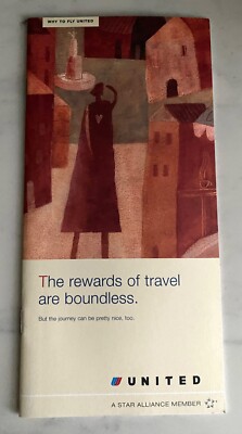 Vintage  2004 ~ United Airlines    Why to Fly United Booklet